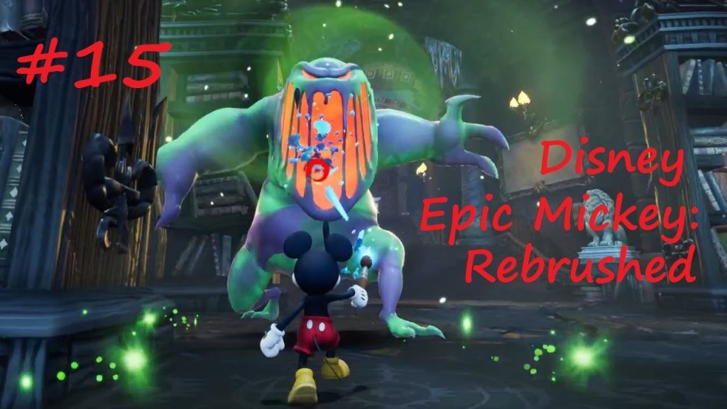 Epic Mickey: Микки против Слоббера в библиотеке