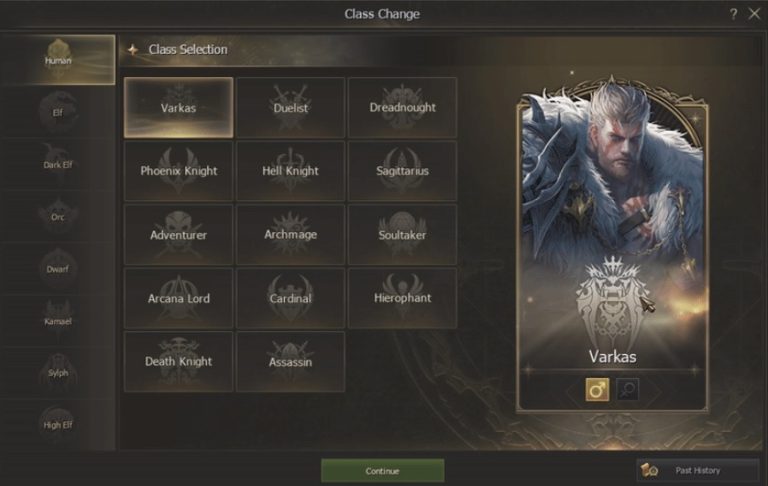 Смена Класса Персонажа Lineage 2 Essence
