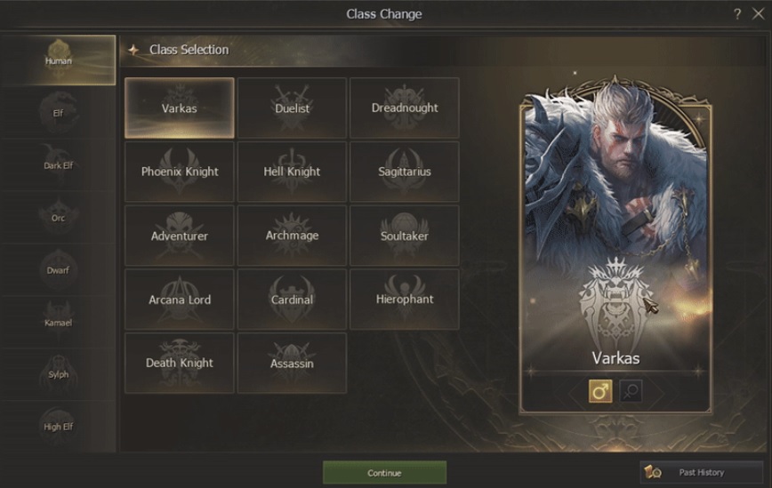 Смена Класса Персонажа Lineage 2 Essence